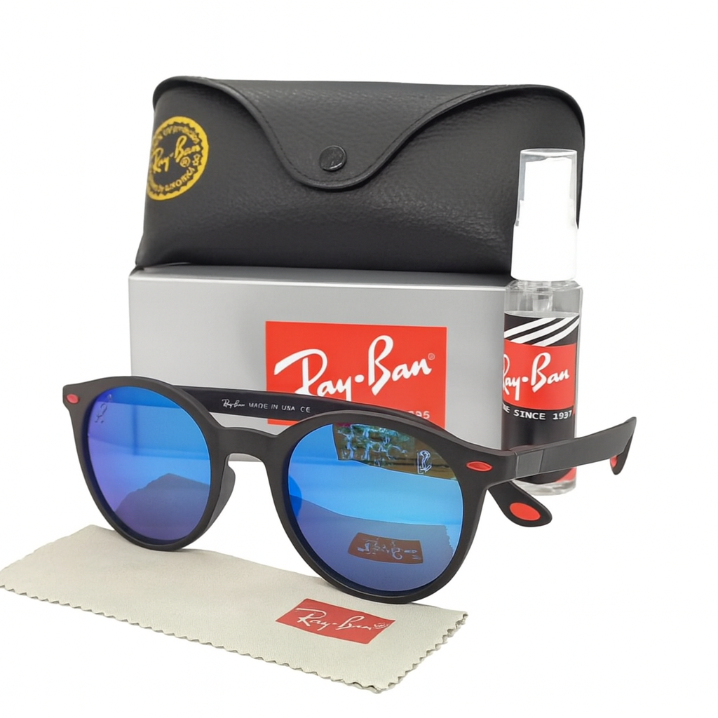 Gafas de Sol Ferrari Round — Montura Redonda Estilo Premium