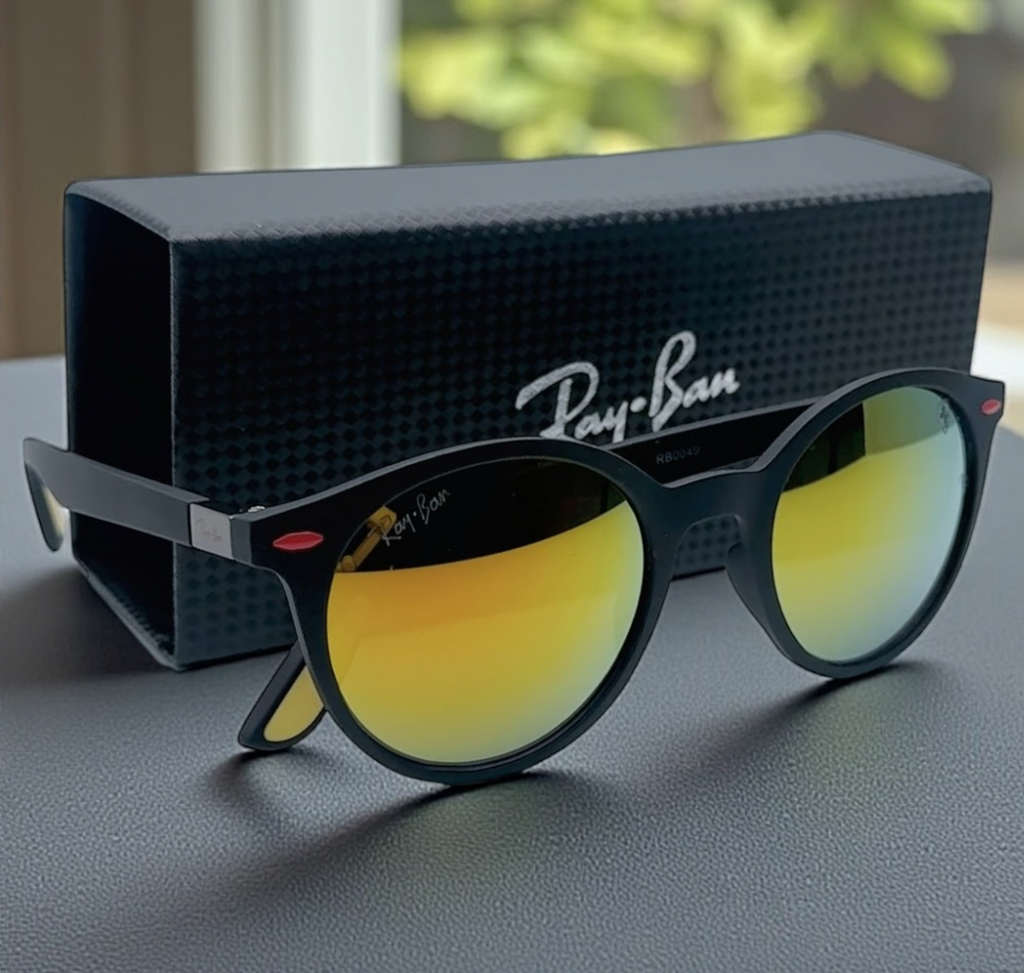 Gafas de Sol Ferrari Round — Montura Redonda Estilo Premium