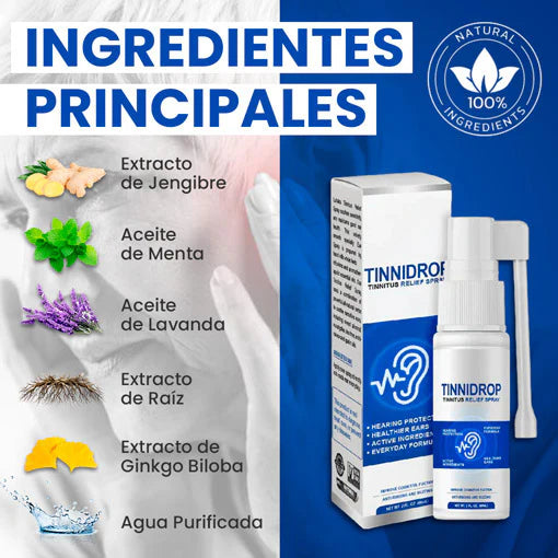 TINNIDROP SPRAY PARA OÍDOS