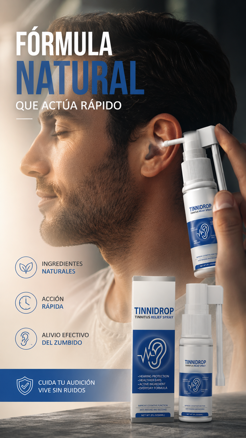 TINNIDROP SPRAY PARA OÍDOS
