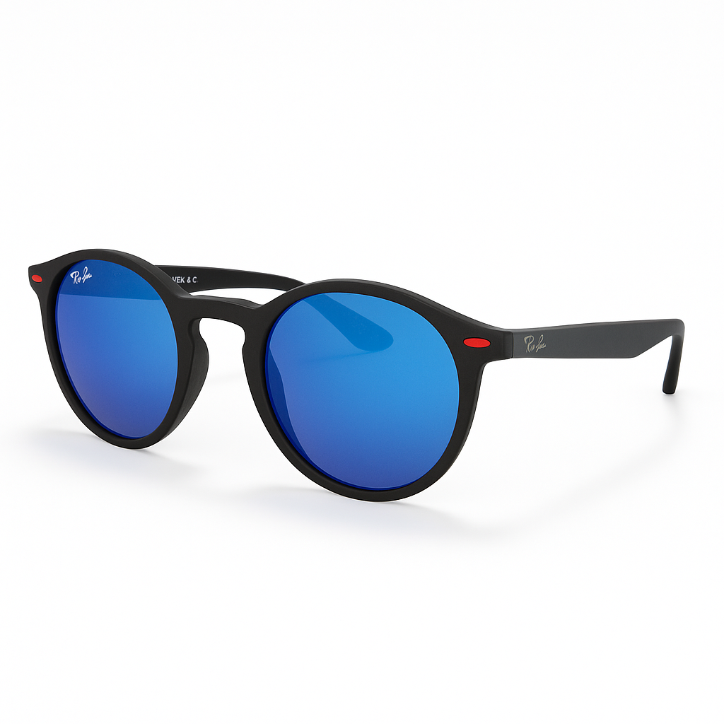 Gafas de Sol Ferrari Round — Montura Redonda Estilo Premium